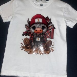 Custom Toddler 4T Cowharrt t-shirt